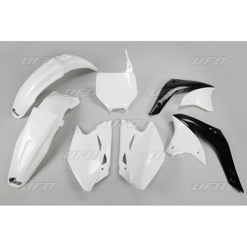 Komplet plastików Kawasaki KXF 450 \'06-\'08 biały KX - UFO KA209E047