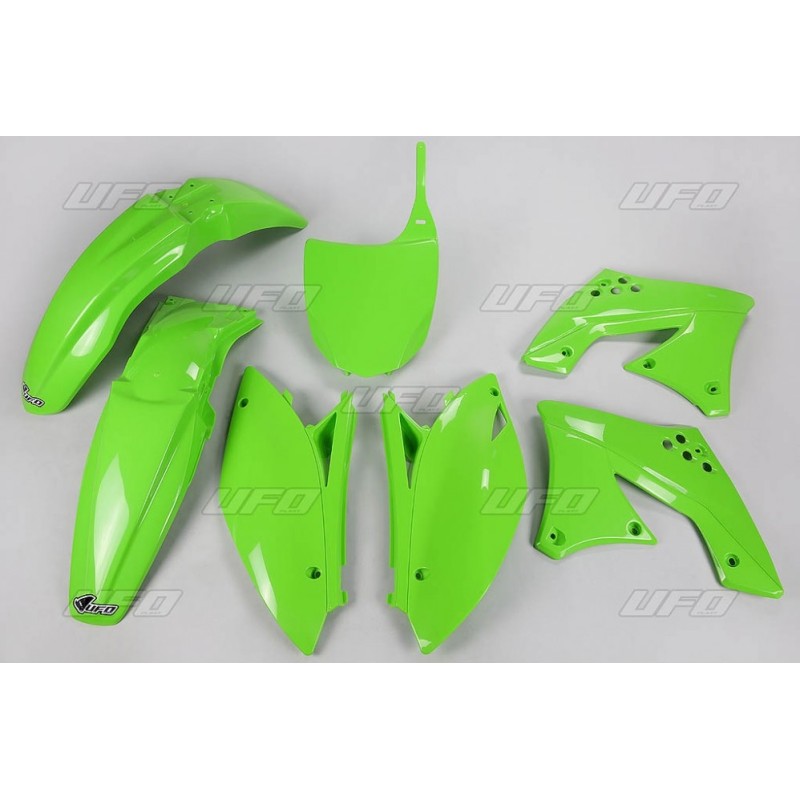 Komplet plastików Kawasaki KXF 250 '09-'12 Zielony