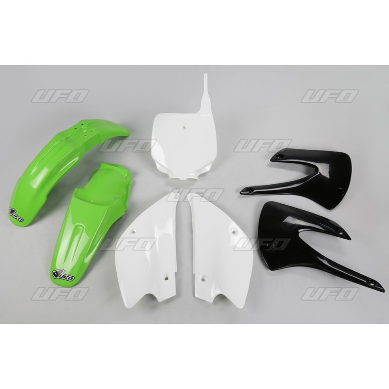 Komplet plastików Kawasaki KX 85 '01-'13 OEM '10 (zielony/biały/czarny)