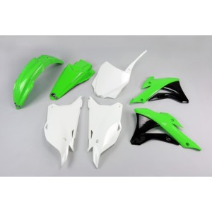 Komplet plastików Kawasaki KX 85 '14-'21 kolor OEM '16-'19 (zielony/biały/czarny)