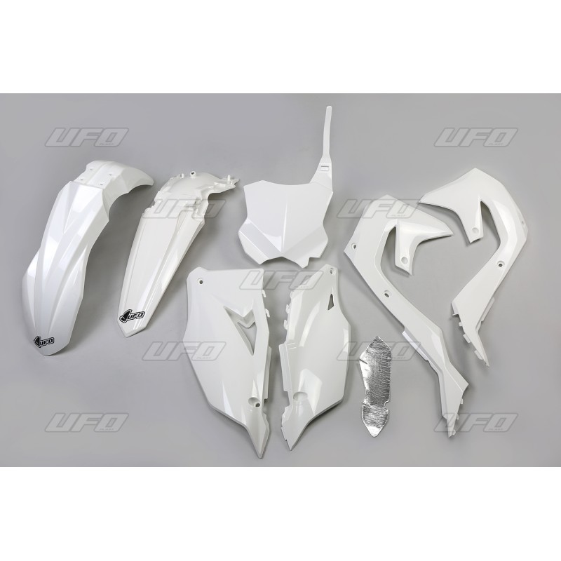 Komplet plastików Kawasaki KXF 250 '21-24, KXF 450 '19-23 - kolor biały