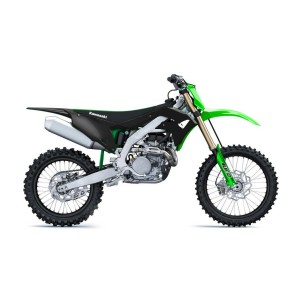 UFO KOMPLET PLASTIKÓW KAWASAKI KXF 250 '21, KXF 450 '19-'24 CZARNY / ZIELONY