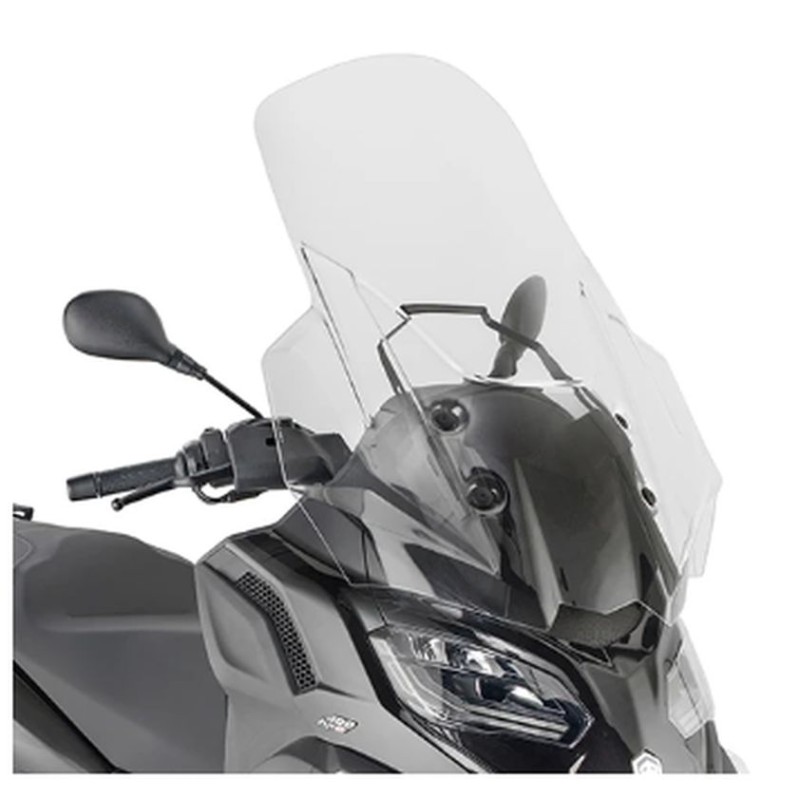 Szyba Piaggio MP3 HPE 400/400 Sport/530 Exclusive '22-'25, 71,5 x 65 cm - Przezroczysta