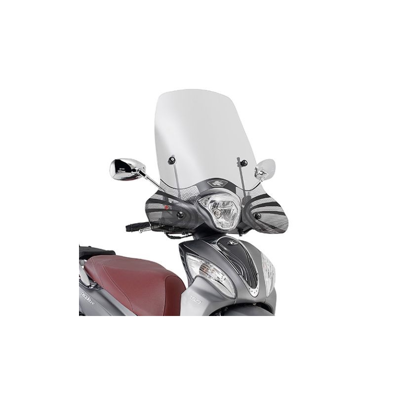Szyba Kappa do Kymco People One 125/150 '13-'25, 46 x 68 cm - Przezroczysta