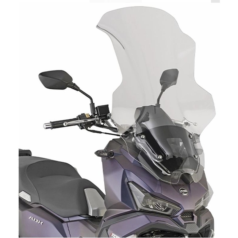 KAPPA SZYBA SYM ADX 125 \'24-\'25, 78 X 56 CM PRZEZROCZYSTA - Sklep Moto