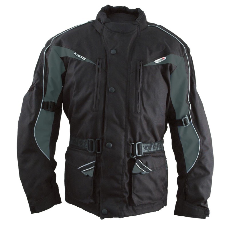 ROLEFF PROMOCJA KURTKA TEKSTYLNA DŁUGA Z MEMBRANĄ WIND-TEX MODEL COLOGNE CZARNY ROZMIAR L