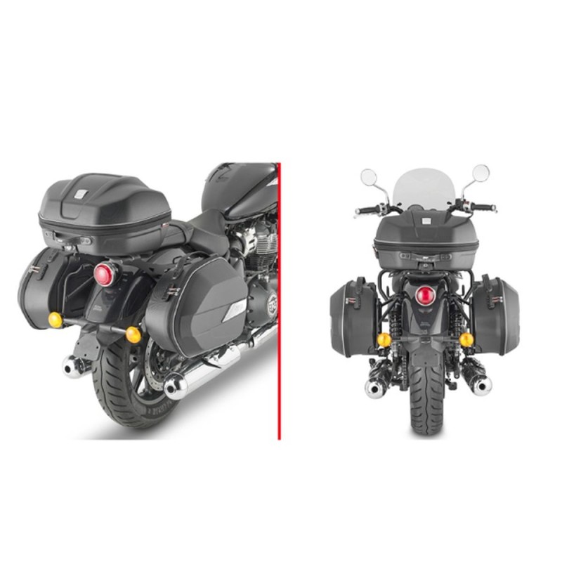 Stelaż kufrów bocznych Kappa do Royal Enfield Super Meteor 650 - 1923-1925