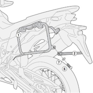 Stelaż kufrów bocznych Kappa do Honda XL 750 Transalp '23-'25