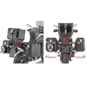 Stelaż kufrów bocznych KAPPA MONOKEY CAM SIDE Yamaha Tenere 700 / World Raid '19-'24