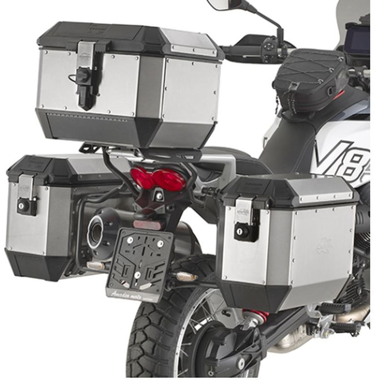 Stelaż kufrów bocznych Kappa do Moto Guzzi V85 TT - 24-25, także pod kufr Retro-Fit KVE K-Venture Alu