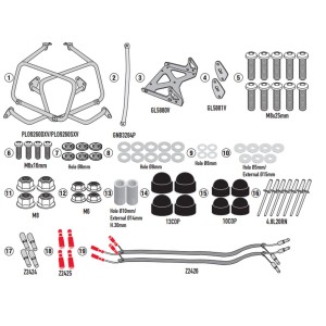 Stelaż kufrów bocznych Kappa VOGE VALICO 900 DSX '24-'25