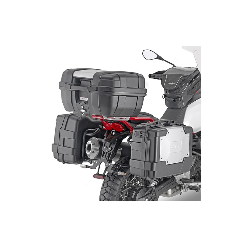 Stelaż kufrów bocznych Kappa do Moto Guzzi V85 TT '19-'23 - szybki montaż Monokey