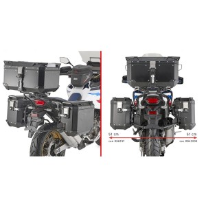 KAPPA 2025/05 STELAŻ KUFRÓW BOCZNYCH MONOKEY CAM SIDE HONDA CRF 1100 L AFRICA TWIN '20-'25 / ADVENTURE SPORT '20-'25 - PODKŁADKA