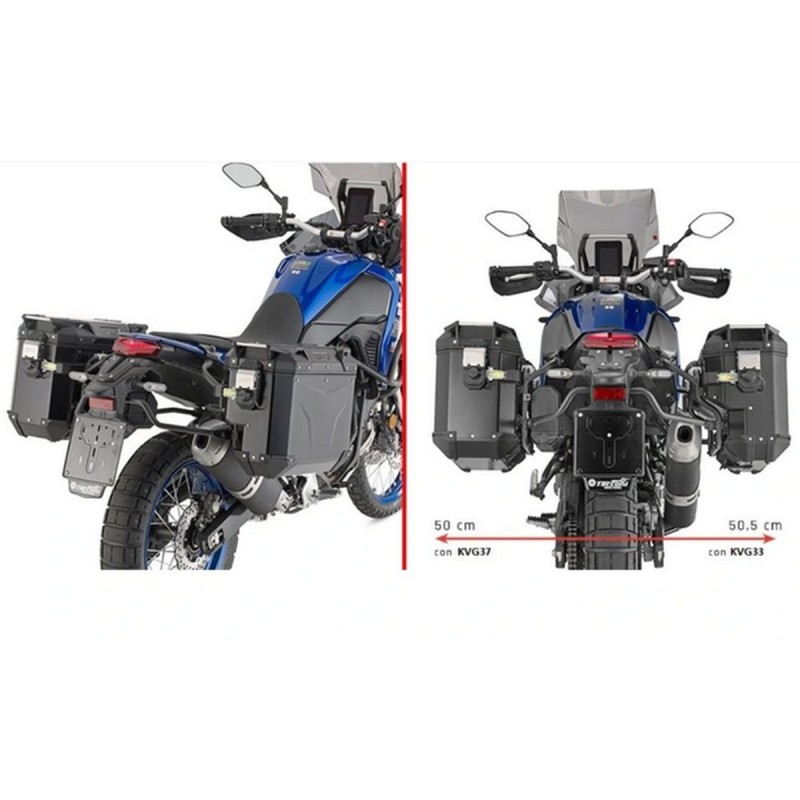 KAPPA 2025/05 Stelaż kufrów bocznych Monokey Cam Side Yamaha Tenere 700 '19-'24, World Raid '22-'25