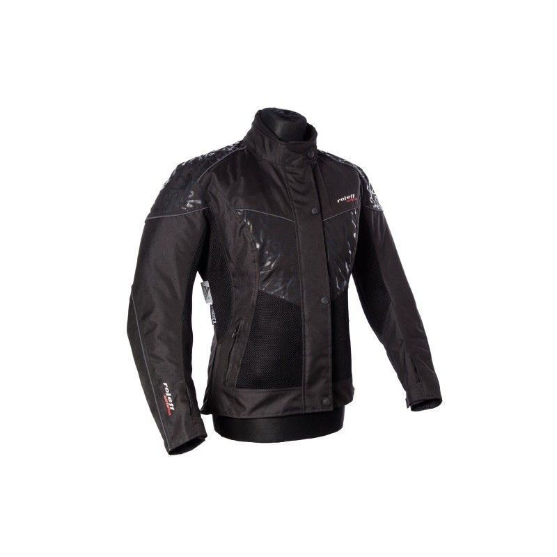 ROLEFF PROMOCJA KURTKA DAMSKA TEKSTYLNA KRÓTKA Z MEMBRANĄ (3W1) MODEL MESSINA (RO1503) KOLOR CZARNY ROZMIAR XS