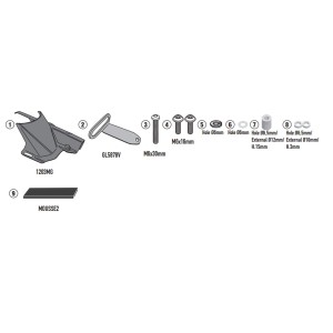 Błotnik tylny z osłoną łańcucha Honda NX 500, CB 500 Hornet - Kappa