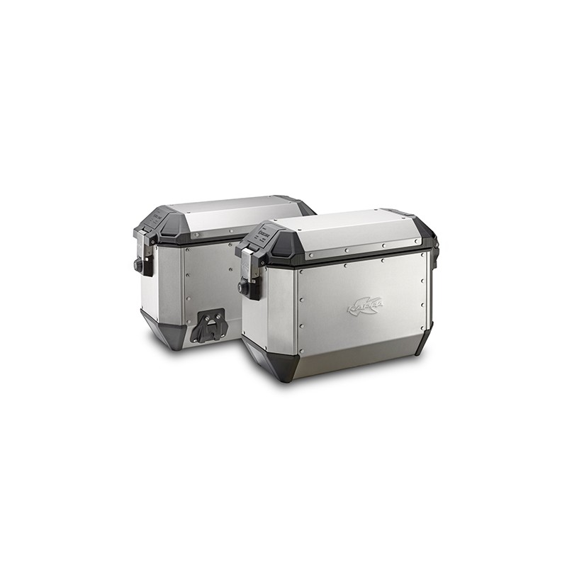 Kufry boczne KAPPA 36L Monokey KMS36A K'Mission aluminiowe (para) + dodatkowy zamek