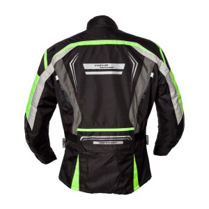 ROLEFF WIELKA PROMOCJA KURTKA TEKSTYLNA DŁUGA MODEL TURIN KOLOR CZARNY/FLUO ROZMIAR XS