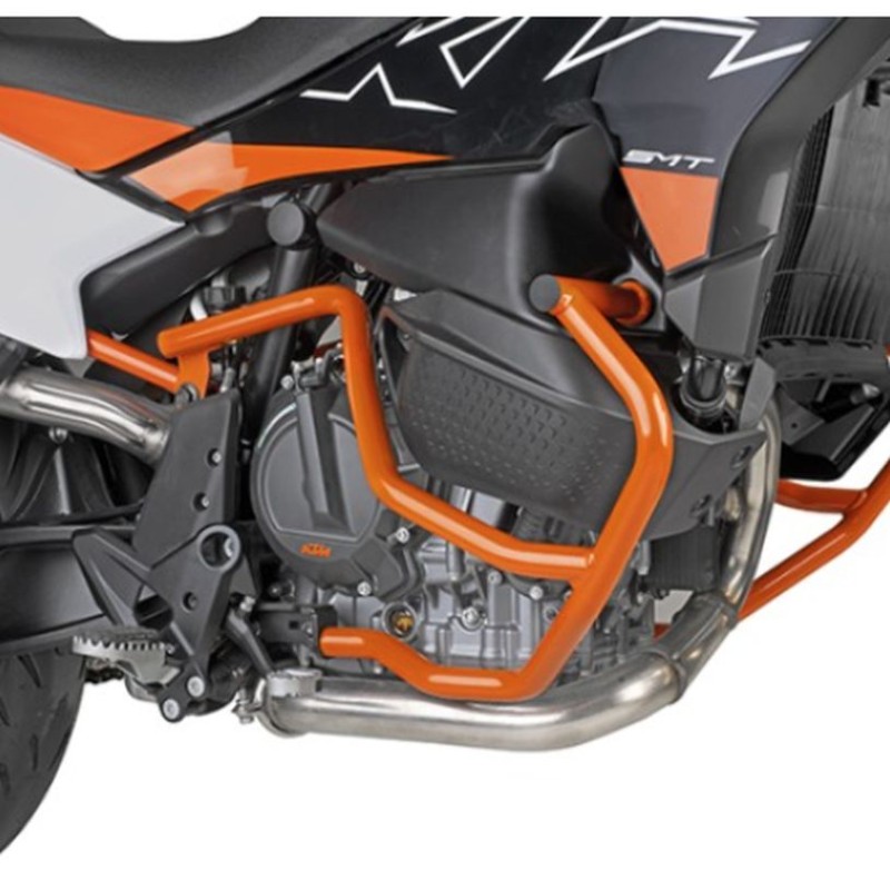 Osłony silnika KTM 890 SMT w kolorze pomarańczowym - KAPPA GMOLE