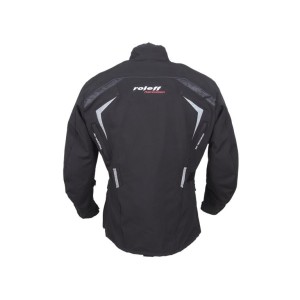 ROLEFF PROMOCJA KURTKA TEKSTYLNA DŁUGA SOFTSHELL MODEL RO1512 KOLOR CZARNY XXL