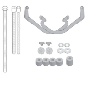 KAPPA GMOLE OSŁONY SILNIKA CF MOTO CL 700X '21-'25 CZARNE