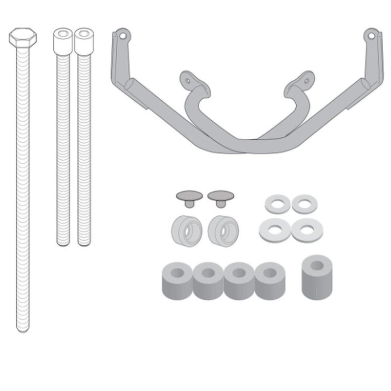 KAPPA GMOLE OSŁONY SILNIKA CF MOTO CL 700X '21-'25 CZARNE