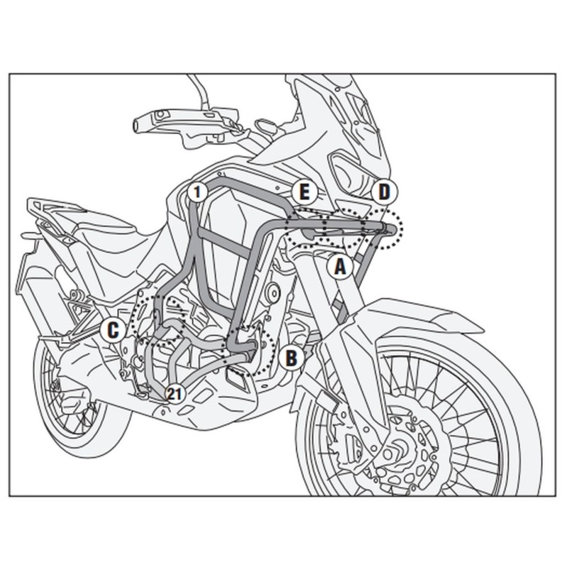 Osłona silnika górna Honda CRF 1100 L Africa Twin Adventure Sports '24-'25