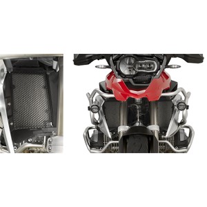 Osłona chłodnicy BMW R 1200GS, R 1200GS Adventure, R 1250GS - czarna (para)