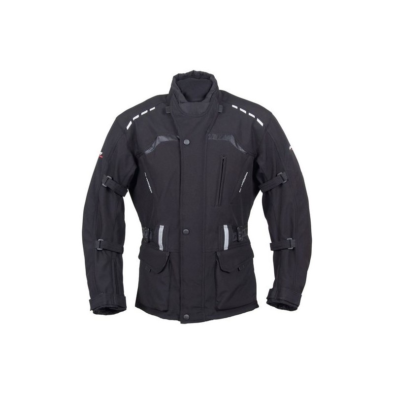 Roleff Wielka Promocja Kurtka Tekstylna Długa Softshell Model RO1512 (3w1) Kolor Czarny Rozmiar S