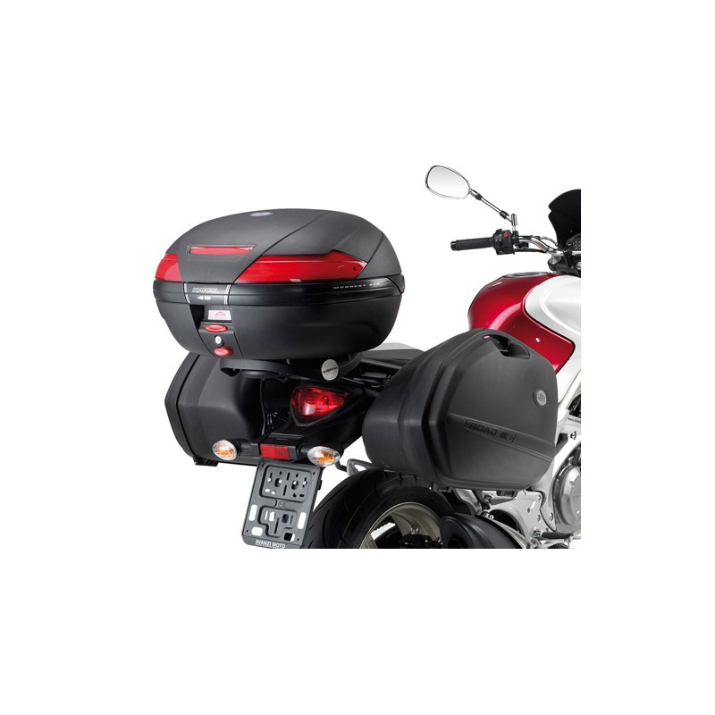 Stelaż kufru centralnego Kappa do Suzuki Gladius 650 (09-16) z płytą Monokey