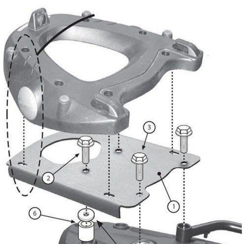 Stelaż kufrów do BMW F 650GS, F 700GS, F 800GS, F 800 GS Adventure