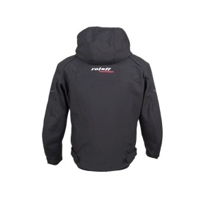 ROLEFF PROMOCJA KURTKA TEKSTYLNA SOFTSHELL KRÓTKA MODEL RO1513 (3W1) KOLOR CZARNY ROZMIAR XXL