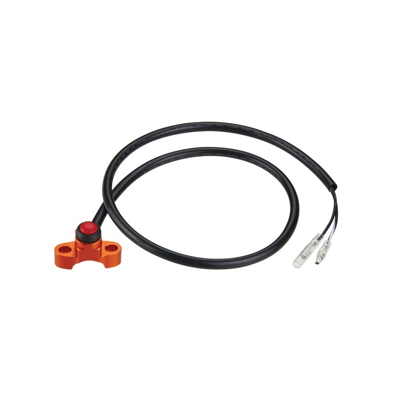 ACCEL Wyłącznik Zapłonu Uniwersalny Aluminiowy Kolor Pomarańczowy (KS-01OR)