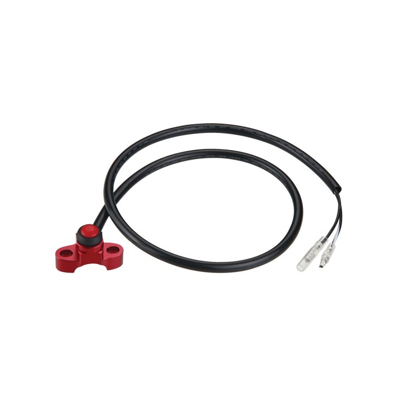 Wyłącznik zapłonu uniwersalny aluminiowy kolor czerwony (KS-01RD)