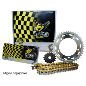 Napędowy zestaw Regina Suzuki SV 650 S 08-11 (15/45/108/525ZRT) złoty łańcuch Z-Ring