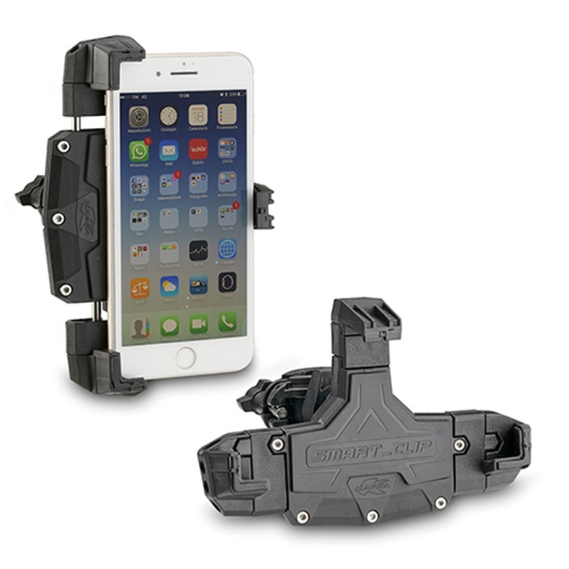 Mocowanie telefonu KAPPA Smart Clip - idealne dla smartfonów o różnych wymiarach