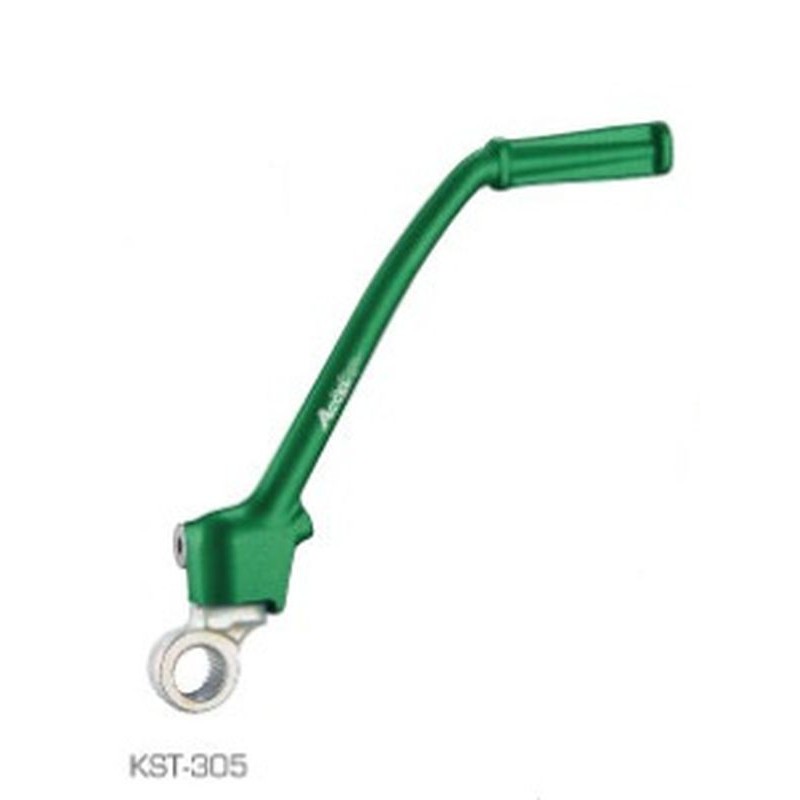 Dźwignia startera aluminiowa Kawasaki KX 85/KX 100/KX 112 zielona