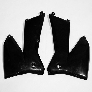 Osłona chłodnicy KTM SX '05-'06, EXC '05-'07 - Kolor czarny