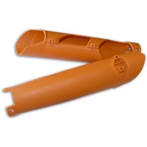 Osłona teleskopów przednich KTM SX/SXF '07-'14, EXC '08-'15 kolor pomarańczowy