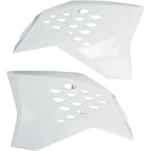 Osłona chłodnicy KTM SX-SXF-EXC '09-'10 biała - KT03095047