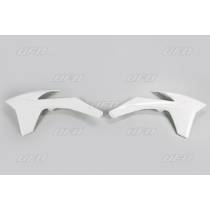 Osłona chłodnicy KTM SX/SXF '11-'12, EXC '12-'13 - kolor biały