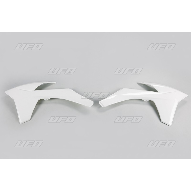 Osłona chłodnicy KTM SX/SXF '11-'12, EXC '12-'13 - kolor biały