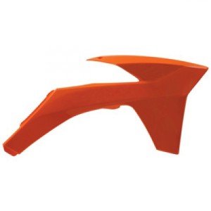 Osłona chłodnicy KTM SX/SXF '11-'12, EXC '12-'13 kolor pomarańczowy - UFO