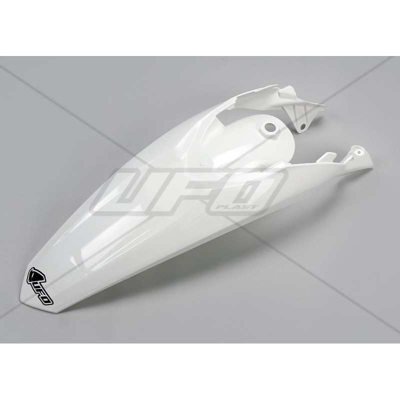 UFO BŁOTNIK TYŁ KTM EXC '12-'16 (Z PINAMI) - KOLOR BIAŁY