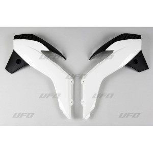 UFO OSŁONA CHŁODNICY KTM SX '13-'17 OEM '17 BIAŁA/CZARNA