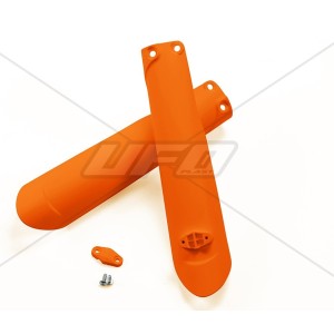 UFO osłony teleskopów przednich KTM SX/SXF '15-'20, EXC/EXCF '16-'20 TPI, kolor pomarańczowy