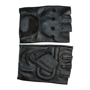 ROLEFF PROMOCJA RĘKAWICE SKÓRZANE 'BEZ PALCÓW' MODEL RO30 KOLOR CZARNY ROZMIAR 3XL