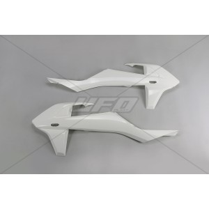 Osłona chłodnicy KTM SX/SXF '16-'18, EXC/EXCF TPI '17-'19 - kolor biały