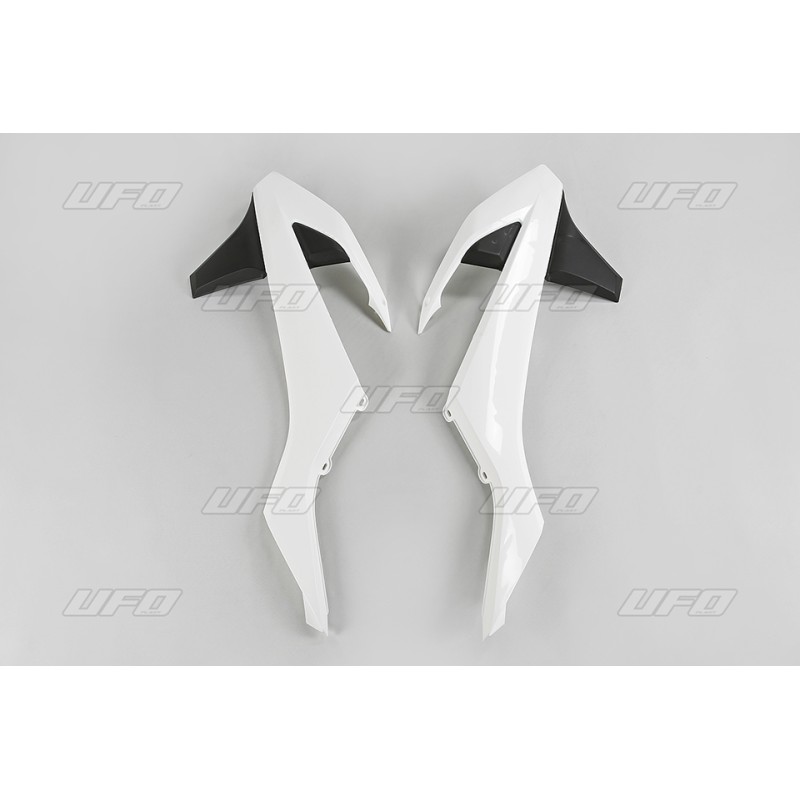 Osłona chłodnicy KTM SX/SXF '16-'18, EXC/EXCF TPI '17-'19 - Biały/Czarny