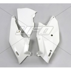 UFO BOCZKI TYLNE KTM SX/SXF '16-'18, EXC/EXCF TPI '17-'19 - białe boczki z pokrywą filtra powietrza